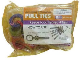 Durable Reusable Rubber 1 Loop Pull Ties 8 Count - $13.50