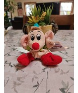 NWT Disney Store Gus Mouse Cinderella 6&quot; Mini Bean Bag Plush - $250.78 MXN