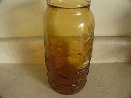 Tiara Glass Amber Vase #197 - $25.99