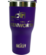 Purple KENWORTH Green&#39;s Steel Beast 30 oz leak proof stainless steel tum... - $37.95