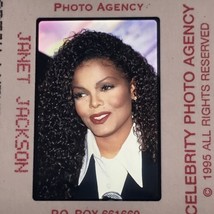 1995 Janet Jackson at MLK Jr Tribute NY Celebrity Color Photo Transparen... - $9.49