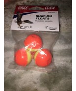 eagle claw snap on floats 1” 3qty - $16.29 CAD