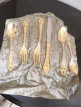 Supreme Vermai Cutlery Flatware Gold Electroplate Japan, individual sets of 6[a4 - £35.03 GBP