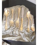 Supreme Vermai Cutlery Flatware Gold Electroplate Japan, individual sets... - $60.93 CAD