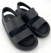 Women&#39;s BEACH SLIDES BY J/SLIDES Black Platform Slide Sandals Size 38 EU... - $14.92