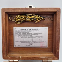 Vintage Western Union DB Meter Model 3-B With Rheostat Original Wooden Case - £96.90 GBP