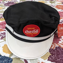 Coca Cola Salesman Delivery Driver Hat Cap Cluster Group White Made In USA - £39.56 GBP