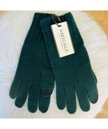 AMICALE Cashmere Touch Screen Tech Knit Gloves, Luxurious, 100%, Dark Gr... - $89.00