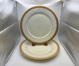 Pair of Mikasa Fine China PALATIAL GOLD 12 1/8&quot; Chop Plates - $84.03 CAD