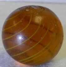 #17528m Vintage German Handmade Gooseberry Marble .69 Inches - $74.24