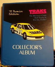 000 1991 200 Racing Card Set Traks Premier Edition In Collector Album Nice Con - £55.07 GBP