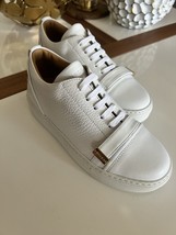 Buscemi Toddler Alce Flat White Leather Sneakers Shoes EU 31/US 13.5 MSR... - $89.05