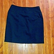 Ann Taylor LOFT Straight Skirt Black Women Size 2 Pockets Lined - £15.79 GBP