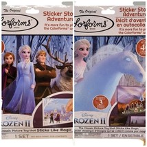 Colorforms Frozen II Sticker Story Set Adventure Elsa Anna Disney - £11.56 GBP