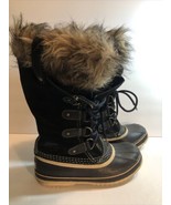 Sorel Joan Of Arctic Black Quarry Winter Snow Boots NL1540-010 Womens Si... - $70.27 CAD