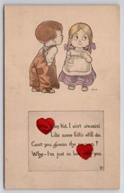 Bernhardt Wall Valentine Say Kid I Ain&#39;t Ateasin Like Some Folks Postcar... - £4.68 GBP