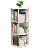 360° Rotating Stackable Shelves Bookshelf Organizer (White) - $119.99 - $149.99