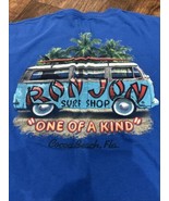 Ron Jon Surf Shop T-Shirt Blue Mens Large One Of A Kind Cocoa Beach Florida - $33.95 CAD