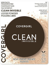 NEW COVERGIRL Clean Invisible Loose Powder, #110 Translucent Light - $8.11