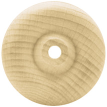 Wood Turning Shapes-Toy Wheel 1.5&quot;X1&quot; (1/4&quot; Hole) - £4.84 GBP