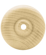 Wood Turning Shapes-Toy Wheel 1.5&quot;X1&quot; (1/4&quot; Hole) - $6.19