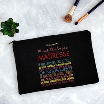 Merci Matresse Print Women Cosmetic Bag Travel Make Up Case Female Toiletries Or - £7.39 GBP