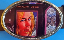 ALLMAN BROTHERS Band &quot; LAID BACK&quot; Epoxy PHOTO MUSIC BELT BUCKLE   - NEW! - $17.77