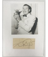 Xavier Cugat Signed Autographed Vintage 8.5x11 Signature Display - Lifet... - $793.44 MXN