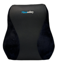 Niceeday Lumbar Foam Back Cushion Car Ofice Wheelchair Adjustable Back S... - £14.24 GBP