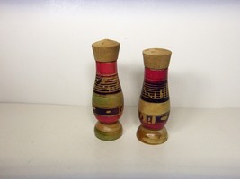 FLORIDA SOUVENIR WOOD SALT &amp; PEPPER SHAKERS VINTAGE  UNUSED - £7.78 GBP