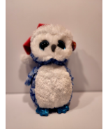 Ty Beanie Boos Icicles the Holiday Owl NEW MINT with MINT TAGS 10 in. - £14.76 GBP