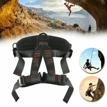Newly Outdoor Half Body Safety Rock Climbing Tree Rappelling Harness Sea... - $50.99