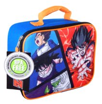 Dragon Ball Z Goku Insulated Lunch Box Kids Anime BPA-Free Tote Bag Nwt - £12.74 GBP