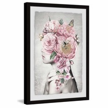 Marmont Hill - Handmade Floral Hair Framed Print 8 x 12 - £47.13 GBP