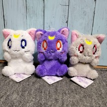 Sailor Moon Luna &amp; Artemis &amp; Diana Amaenbo Plush Doll Mascot 15cm Full-
show ... - £63.22 GBP