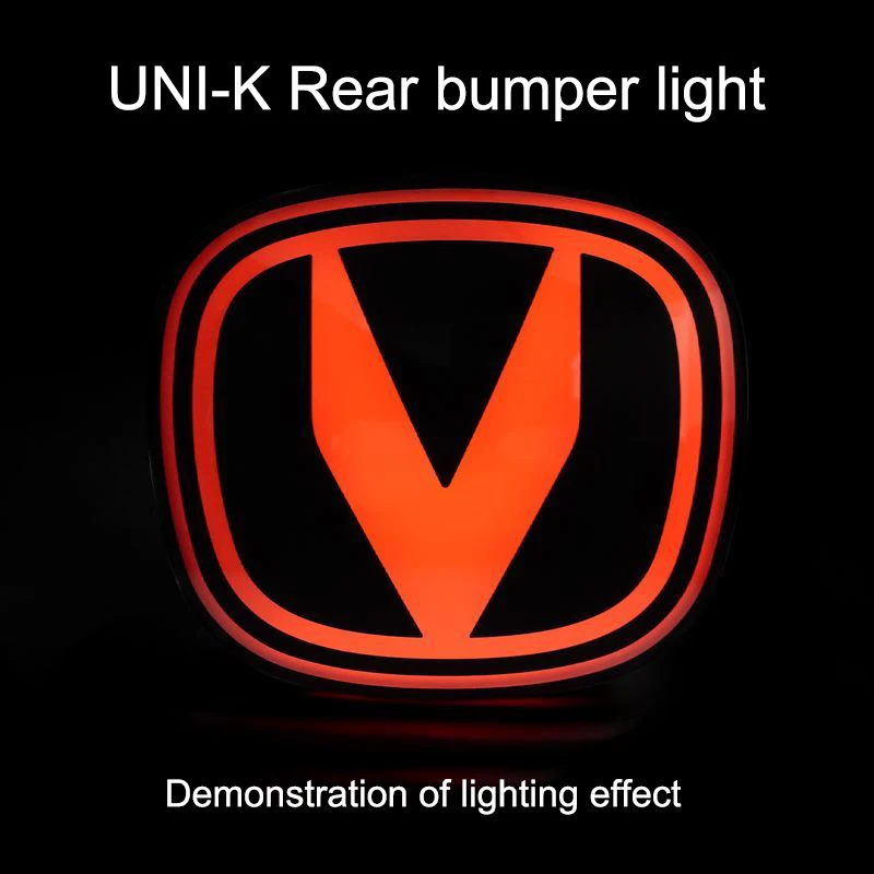 For Changan UNI-K UNIK     Front and Rear Car Logos Light Technology Illuminated - £55.78 GBP