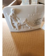 Lladro Don Quixote Collectors Society Porcelain Shell Plaque Signed  2 P... - $38.00