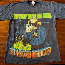 Vintage 90s Shirt Sz XL Humor Funny Single Stitch Made USA You Know Your... - £40.48 GBP