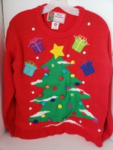 Merry Christmas Brand Christmas Tree ugly Sweater  Med - £16.61 GBP