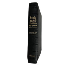 Dickson New Analytical Indexed KJV Bible Vtg 1950 Morocco Leather Dictionary - $71.25