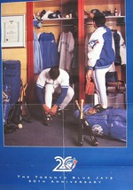 Toronto Blue Jays 20th Anniversary Poster Locker room 22*14 Inch 1997 Co... - $22.50