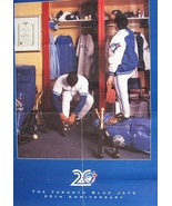 Toronto Blue Jays 20th Anniversary Poster Locker room 22*14 Inch 1997 Co... - $30.87 CAD