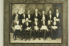 Vintage Frank Baisley Formal Photo Danbury CT Masonic Temple Membership Masons - £58.37 GBP