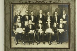 Vintage Frank Baisley Formal Photo Danbury CT Masonic Temple Membership Masons - £59.20 GBP