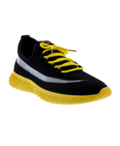 French Connection Men Athletic Sneakers Eliott Size US 13 Black Yellow - $44.54