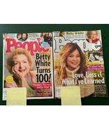 PEOPLE Magazine Betty White Golden Girl (2 issues) Jan 10 &amp; 17 + Bob Sag... - $16.28 CAD