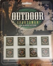 Outdoor Sportsman Peel &amp; Stick Tattoos - Kid&#39;s Tattoos - hunting sticker... - $4.83