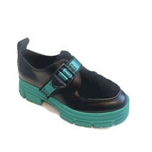 UGG Ashton Plush Loafer Platform Shoes Womens Size 7 Emerald Green Black... - $93.03