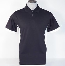Adidas Golf ClimaCool Black &amp; White Short Sleeve Polo Shirt Men&#39;s NWT - £51.76 GBP