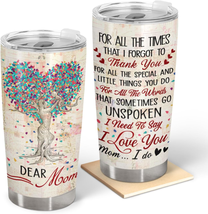 Mother&#39;s Day Gifts for Mom Her Wife - Stainless Steel Tumbler 20Oz - Gifts for W - £20.06 GBP